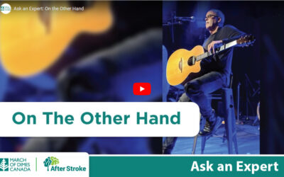 Ask an Expert: On the Other Hand video. Image of man playing guitar one-handed